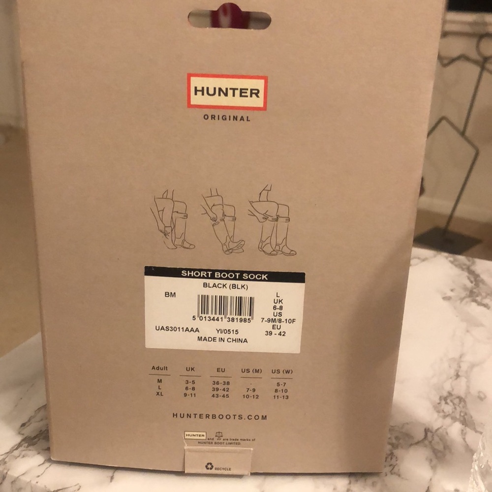 New HUNTER Short Boot Socks - Picture 2 of 4